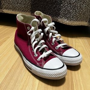 Maroon Converse